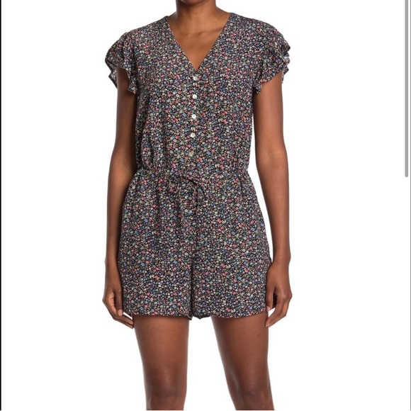 Rails Chloe Freesia Floral Print Romper - Picture 2 of 15